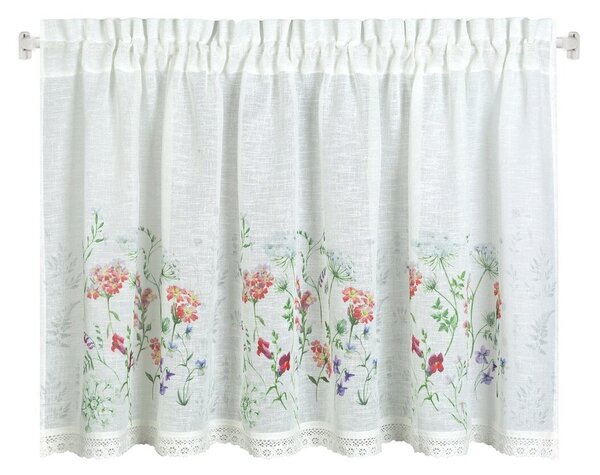 KRÁTKA ZÁCLONA NA PÁSKE SYLVIA 60X150 CM VIACFAREBNÁ