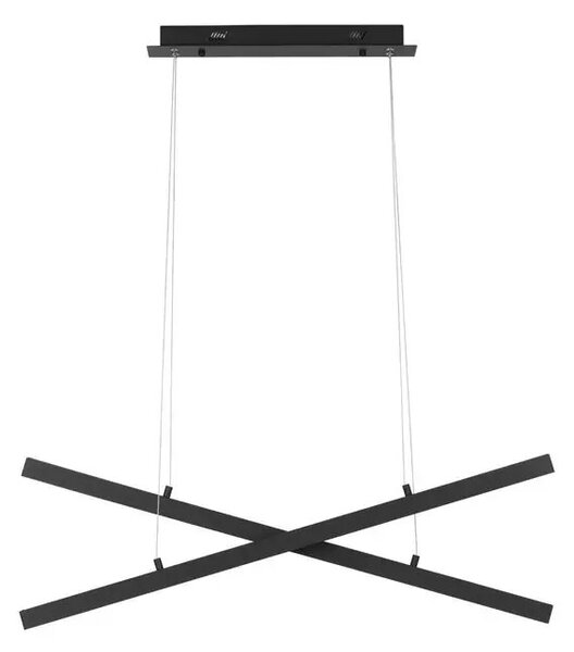 LED luster X-Line 100 čierne – Čierna
