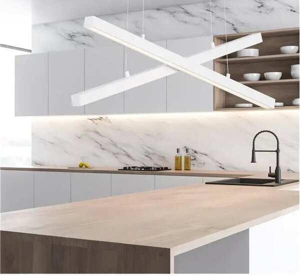 LED luster X-Line 100 biele – Biela
