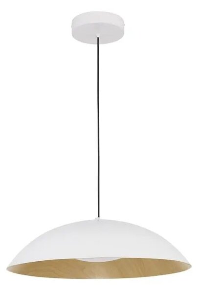 Industriálny luster Glim 60 biele – Biela