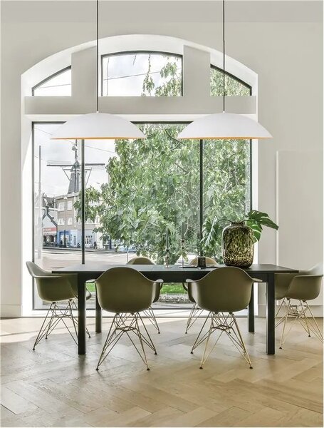 Industriálny luster Glim 60 biele – Biela