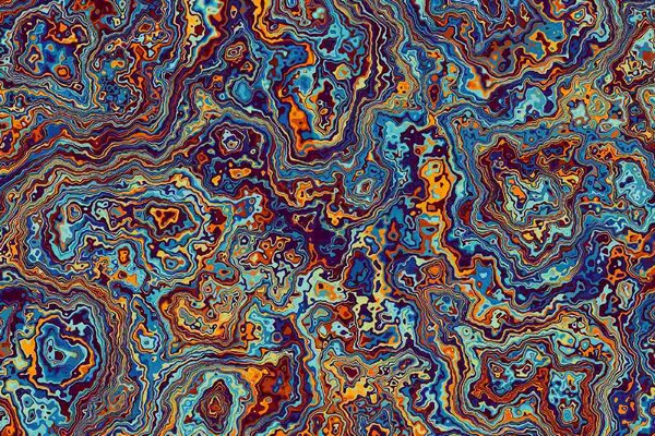DIMEX | Vliesové fototapety na stenu Pestré mramorové pozadie MS-5-2527 | 375 x 250 cm | modrá, fialová, oranžová