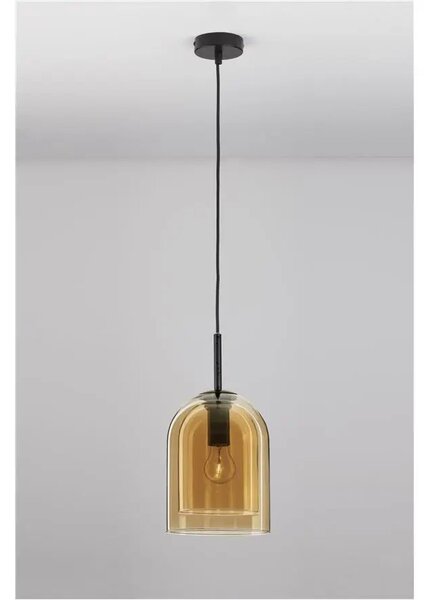 Luster na lanku Velor 18 champagne – E27