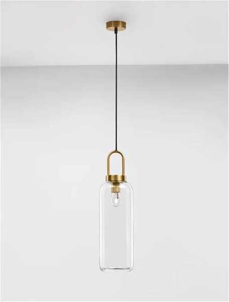 Luster na lanku Irvine 15.5 zlaté – E27