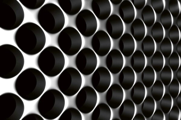 DIMEX | Vliesové fototapety na stenu 3D hliníková abstrakcia MS-5-2607 | 375 x 250 cm | biela, čierna