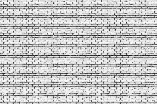 DIMEX | Vliesové fototapety na stenu Svetlý tehlový múr MS-5-2672 | 375 x 250 cm | biela, čierna
