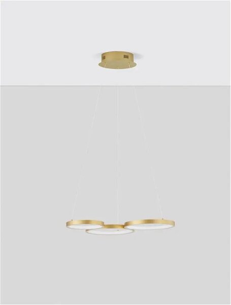 LED luster Magnus 55 zlaté – Zlatá