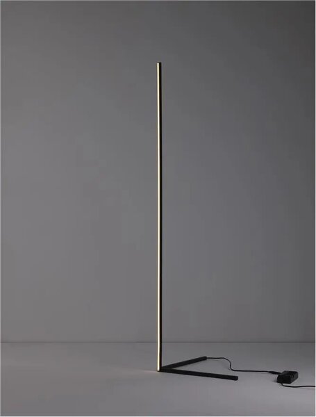 LED stojaca lampa V-Line 585 čierne – Čierna