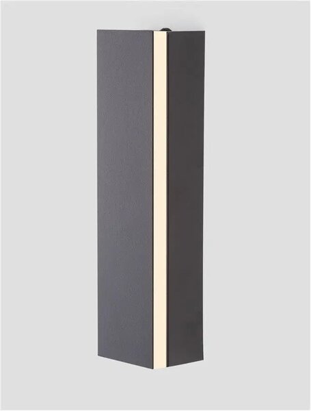 LED nástenné svietidlo Colby 12W 5 čierne