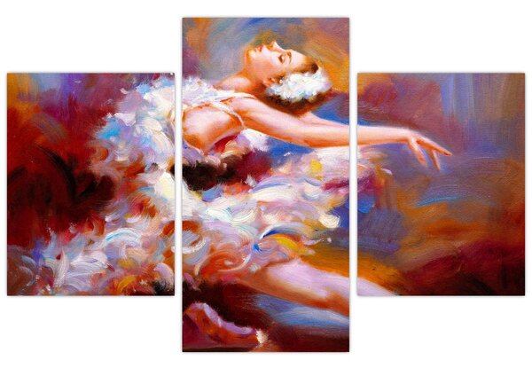 Obraz - Baletka, maľba (90x60 cm)