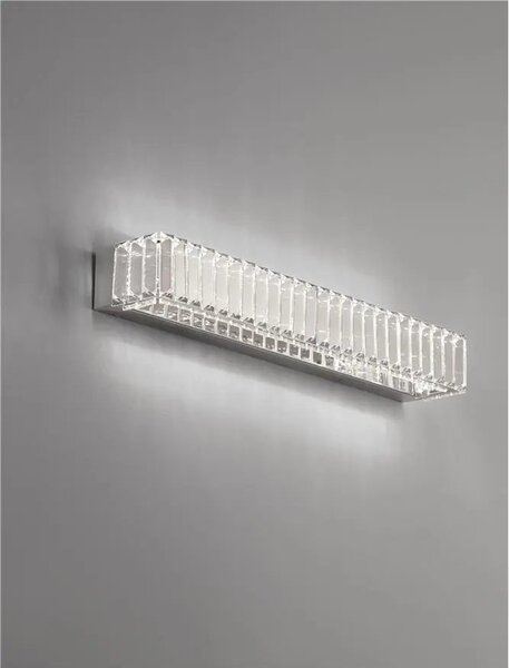 LED nástenné svietidlo Aurelia 12 Chrome – Sivá
