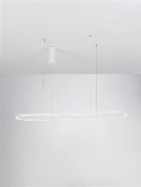 LED luster Cuppe 120 biele – Biela