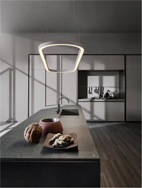 LED luster Cuppe 120 biele – Biela