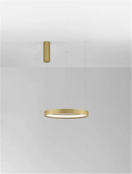 LED luster Perrine 40 zlaté – Zlatá