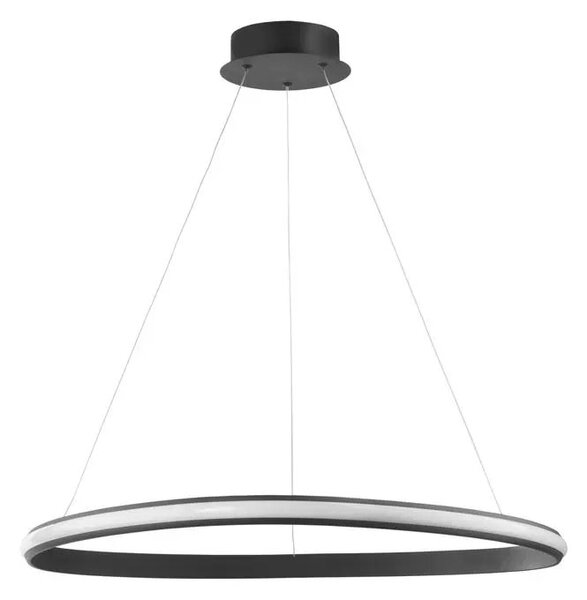 LED luster Aries 74 čierne – Čierna