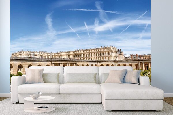 DIMEX | Vliesové fototapety na stenu Versailles, Francúzsko MS-5-1084 | 375 x 250 cm | zelená, modrá, béžová, hnedá