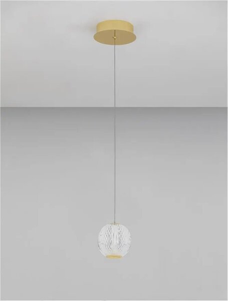 Luster na lanku Brillante 12 zlaté – Zlatá