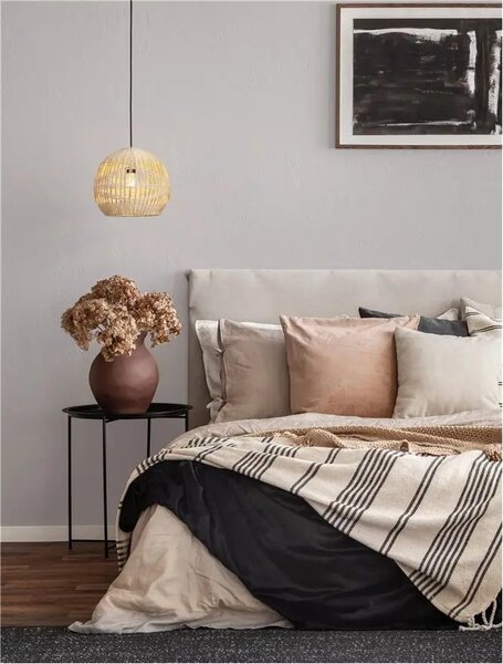 Rustikálny luster Marlo B 30 Ratan – E27