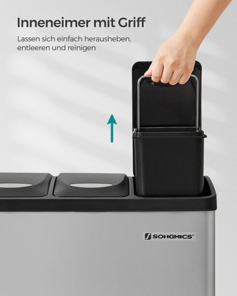 Recyklačný kôš 3x8L LTB024G01