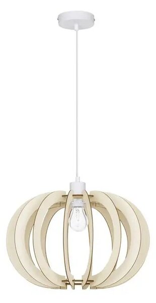 Drevený luster Ottoline 40 biele – Biela
