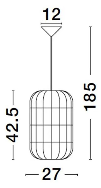 Rustikálny luster Griffin 27 ratan – E27