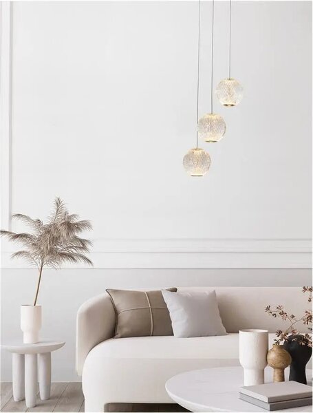 Luster na lanku Brillante 22 zlaté – Zlatá