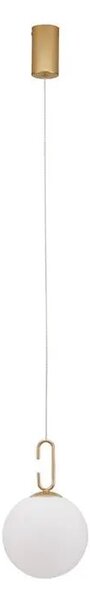 Rustikálny luster Hook 39 zlaté – LED