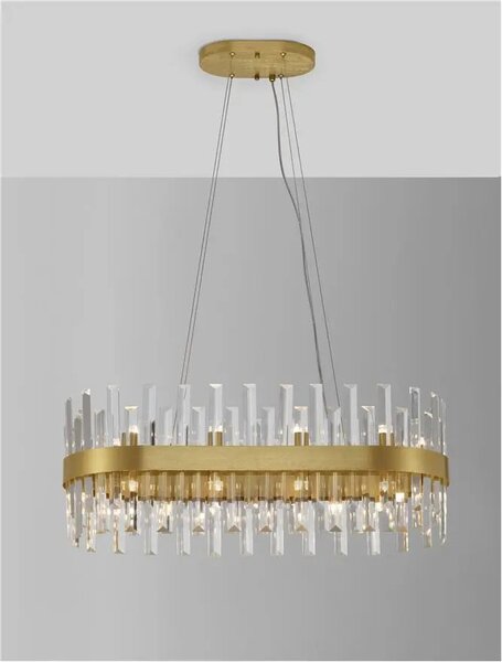 Luxusný luster Crown 80 zlaté – Zlatá