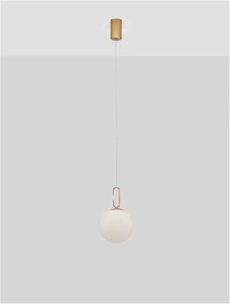 Rustikálny luster Hook 18 zlaté – LED