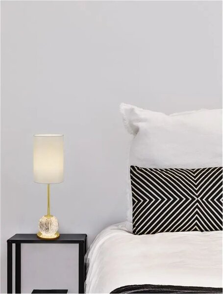 Rustikálna stolová lampa Brillante 15.5 zlaté – LED