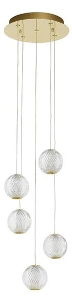 Luster na lanku Brillante 30 zlaté – Zlatá