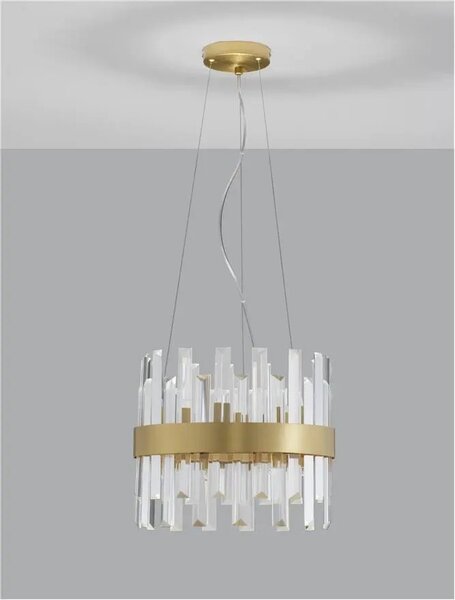 Luxusný luster Crown 35 zlaté – Zlatá