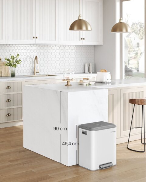 Odpadkový kôš 2x15L LTB544W02