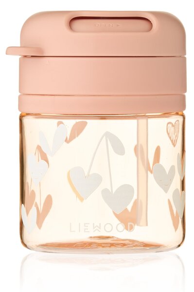 Detská fľaša so slamkou Pavia Sweethearts 280 ml