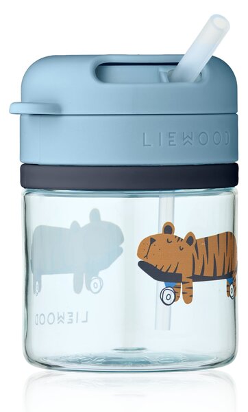 Detská fľaša so slamkou Pavia Fun 280 ml