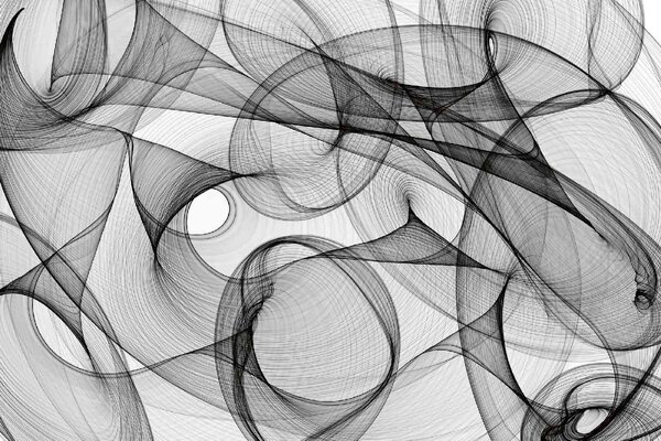 DIMEX | Vliesové fototapety na stenu Abstraktné čiernobiely vzor MS-5-2513 | 375 x 250 cm | biela, čierna