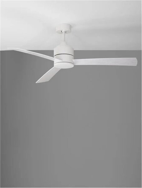 Stropný ventilátor Axel 137 biely s diaľkovým ovládaním – Biela