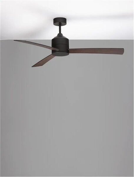 Stropný ventilátor Axel 137 čierny s diaľkovým ovládaním – Čierna