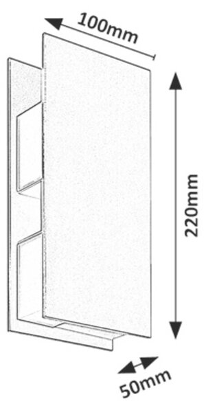 Rabalux KIONI LED vonkajšie nástenné svietidlo 77063