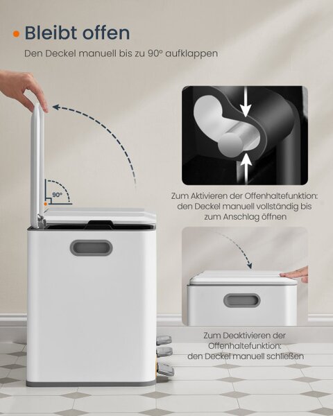 Recyklačný odpadkový kôš LTB740W02