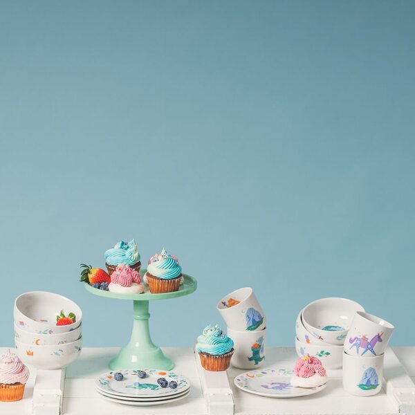 Detská porcelánová miska Jednorožec 400 ml
