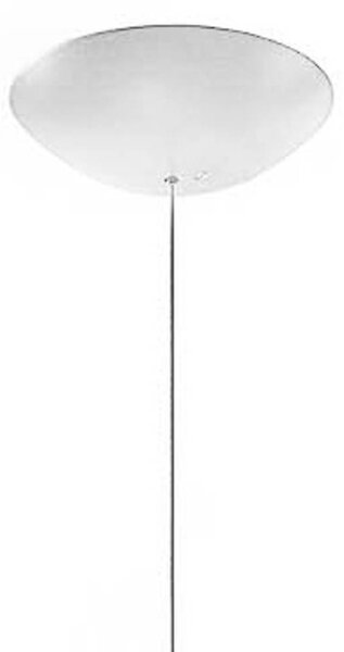 Foscarini Gregg MIDI závesná lampa, zo skla, biela, Biela / opálová, Obývacia izba / jedáleň, Sklo, Dizajn, Závesné svietidlo