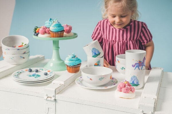 Detská porcelánová miska Jednorožec 400 ml