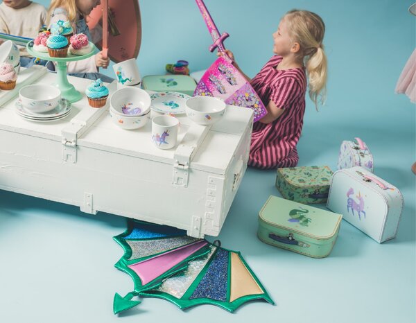 Detská porcelánová miska Drak 400 ml