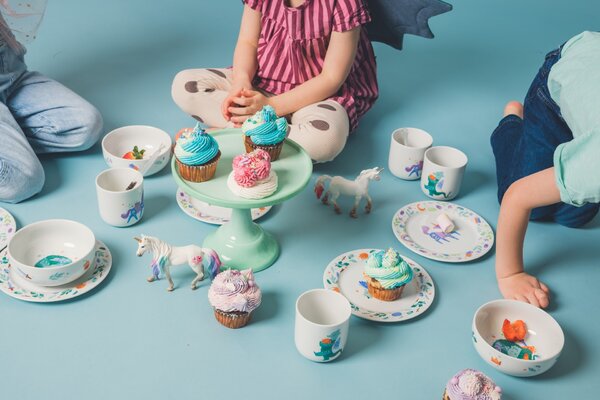 Detská porcelánová miska Drak 400 ml