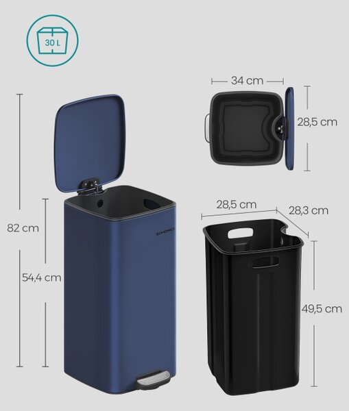 Odpadkový kôš 30L LTB593Q02