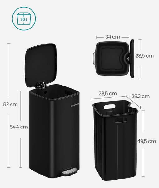 Odpadkový kôš 30L LTB593B02