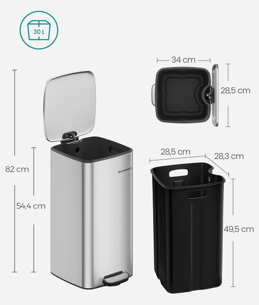 Odpadkový kôš 30L LTB593E01