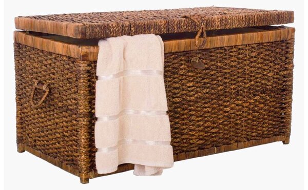 Truhla na bielizeň LEA, vodný hyacint, šírka 84 cm, hnedá