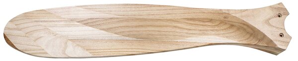 CasaFan Stropný ventilátor ECO GENUINO, chróm/svetlé drevo, Ø 122 cm, tichý, Svetlé drevo, Obývacia izba / jedáleň, Drevo, Moderný